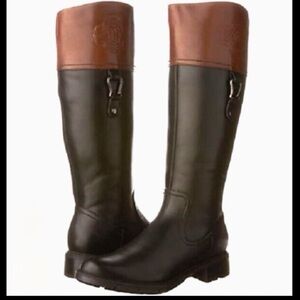 Blondo vida tall black & brown  boots size 6